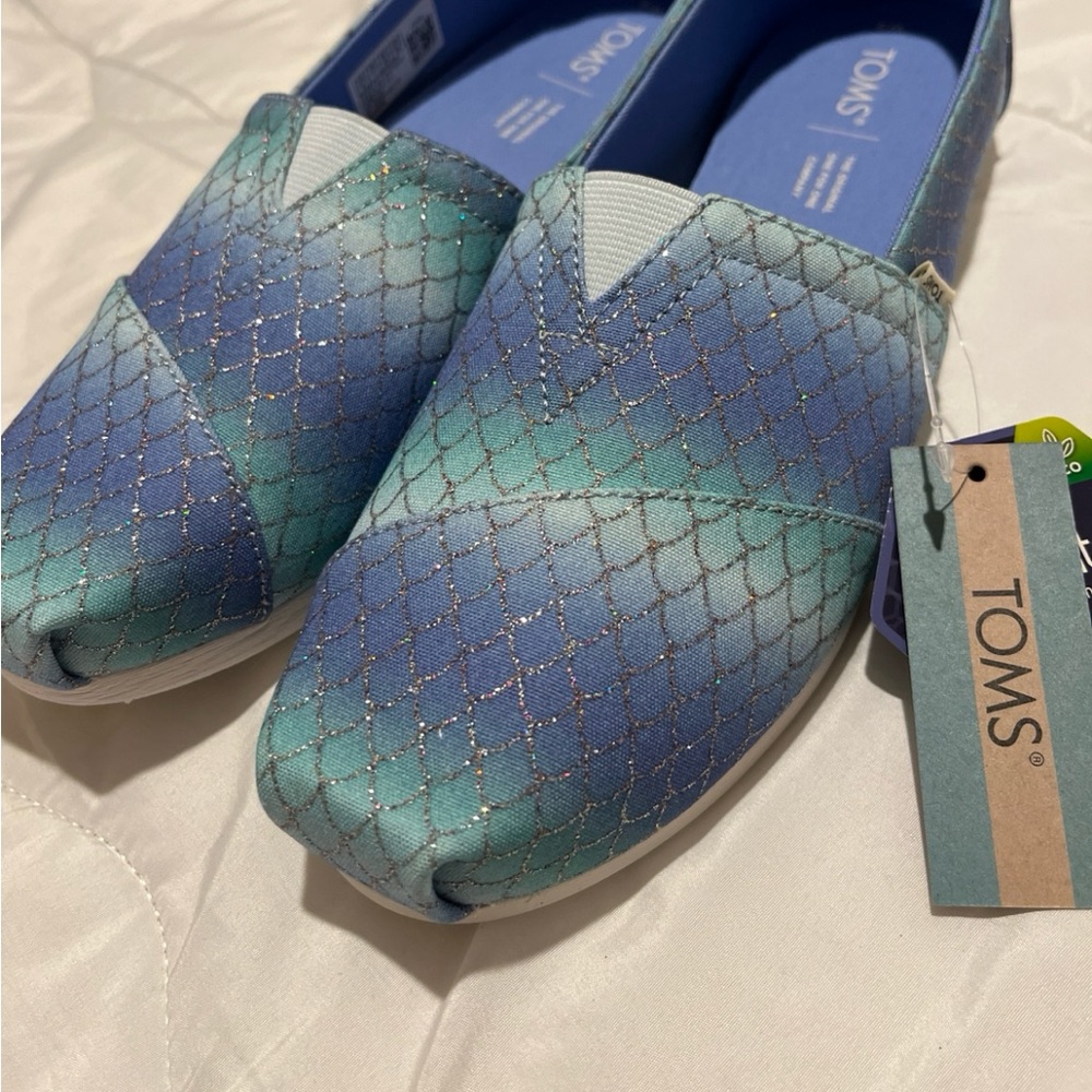 TOMS Alpargata Slip-ons Mermaid Scales